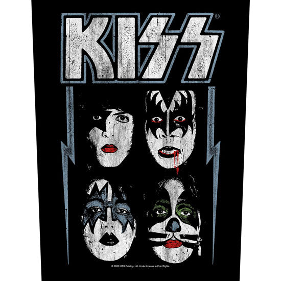 Back Patch - KISS - Faces