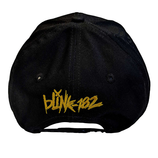 Baseball Hat - Blink 182 - Yellow Six Arrow Smile - Back