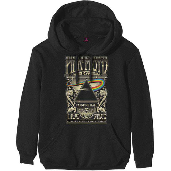 Hoodie - Pink Floyd - Carnegie Hall Poster - Pullover