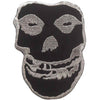 Patch - Misfits - Inverted Silver Skull
