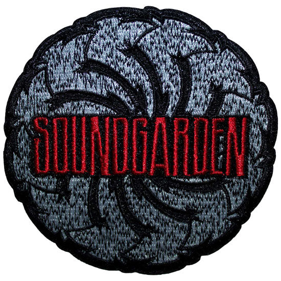 Patch - Soundgarden - Logo Swirl - Black and White