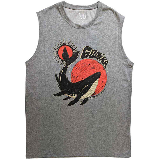 Tank Top - Gojira - Whale - Grey