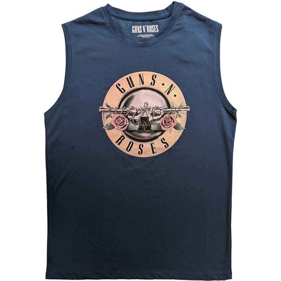 Tank Top - Guns 'N Roses - Classic Logo - Navy