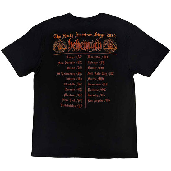 T-Shirt - Behemoth - North American Tour 22 - Puppet Master - Back