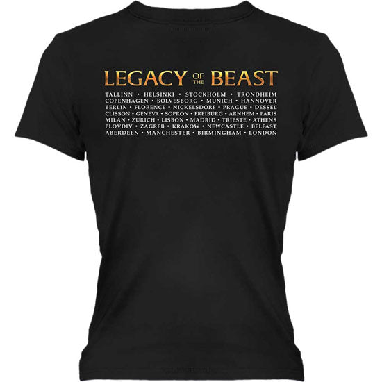 T-Shirt - Iron Maiden - Legacy of the Beast Tour - Lady - Back