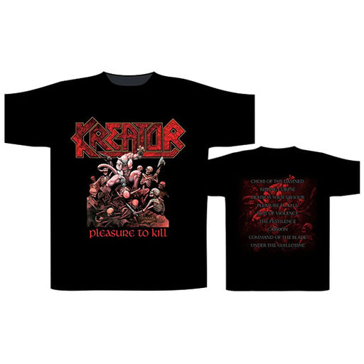 T-Shirt - Kreator - Pleasure to Kill with back print