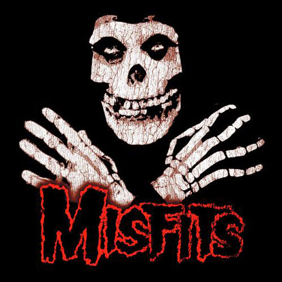 T-Shirt - Misfits - Skull Hands Crackle - Image