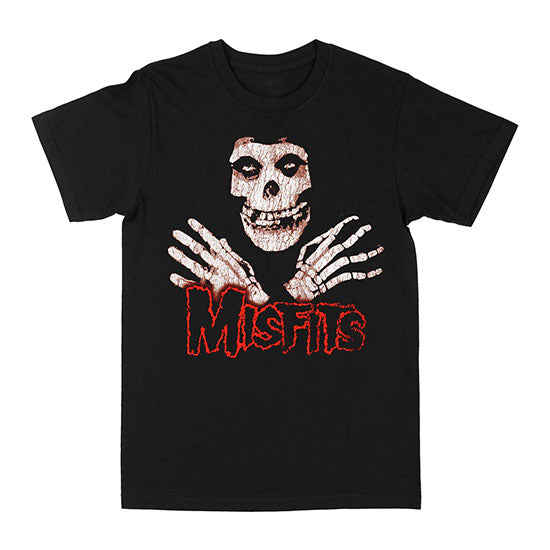 T-Shirt - Misfits - Skull Hands Crackle