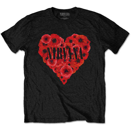 T-Shirt - Nirvana / KC - Poppy Heart