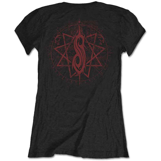 T-Shirt - Slipknot - Evil Witch With Back Print - Lady - Back
