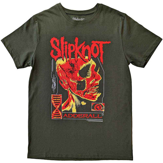 T-Shirt - Slipknot - Zombie - Dark Green - Front