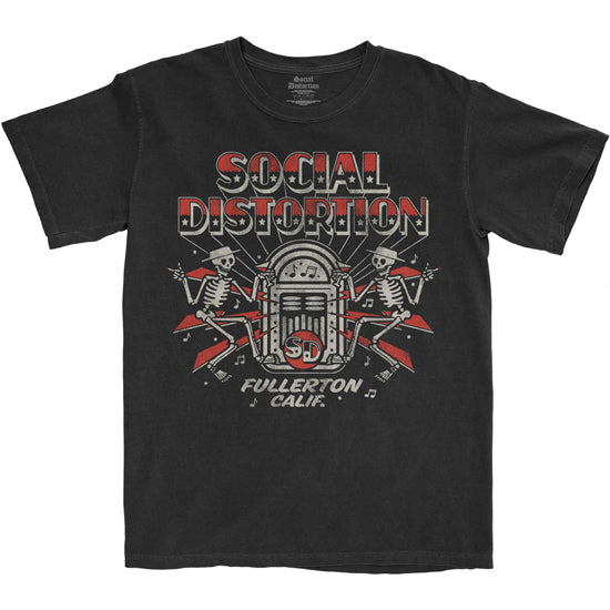 T-Shirt - Social Distortion - Jukebox Skelly