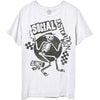T-Shirt - Social Distortion - Speakeasy Checkboard - White