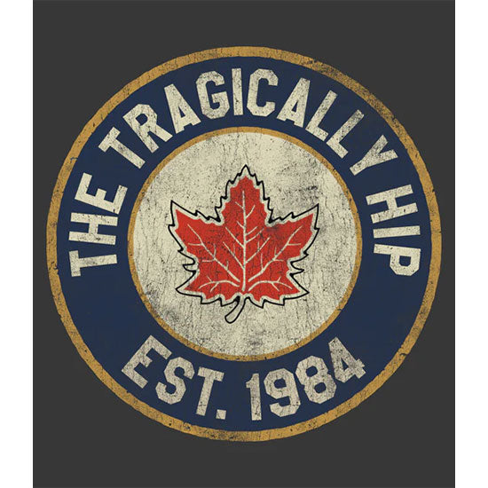 T-Shirt - The Tragically Hip - Maple Leaf - Image - Heather Grey