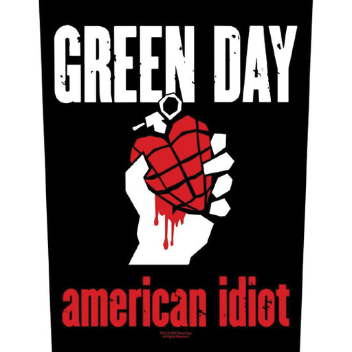 Back Patch - Green Day - American Idiot