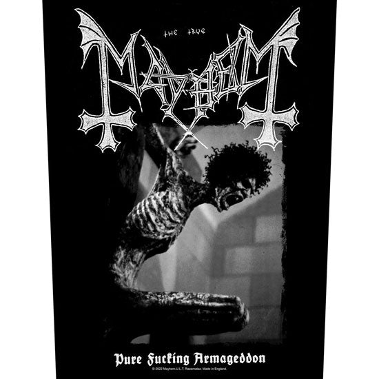 Back Patch - Mayhem - Pure Fucking Armageddon