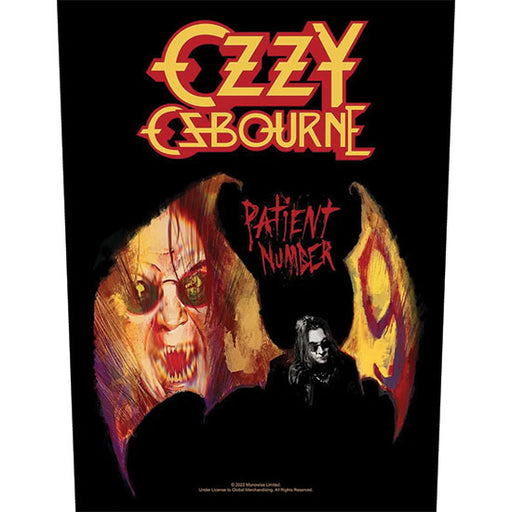 Back Patch - Ozzy Osbourne - Patient Number 9