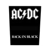 Back Patch - ACDC - Back in Black-Metalomania