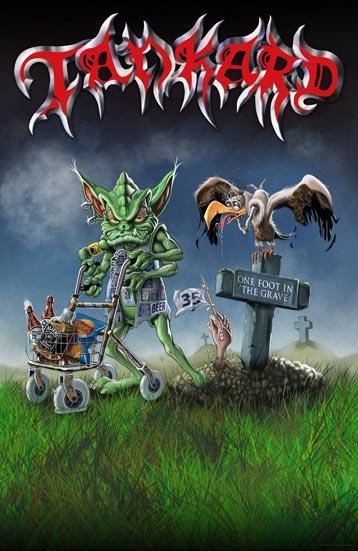 Deluxe Flag - Tankard - One Foot in the Grave-Metalomania