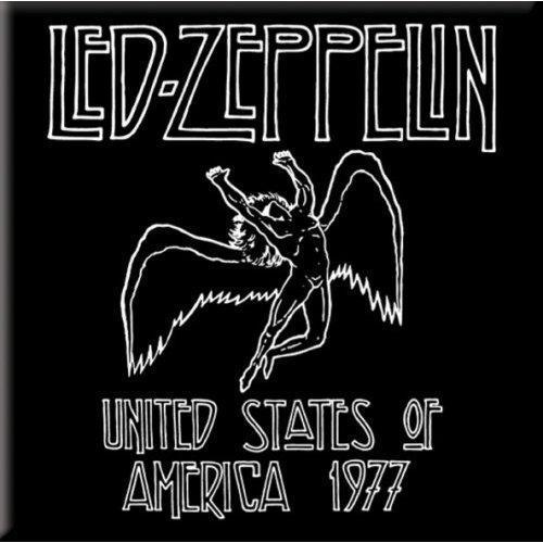 Fridge Magnet - Led Zeppelin - 1977 USA Tour-Metalomania