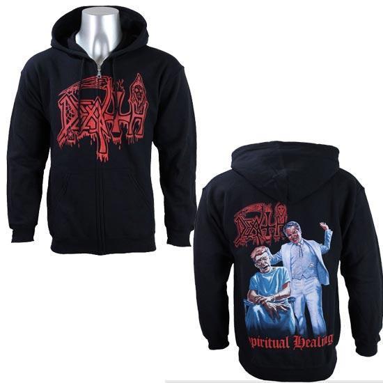 Hoodie - Death - Spiritual Healing (zip)-Metalomania