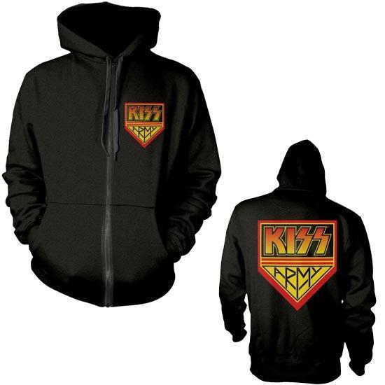 Hoodie - Kiss - Kiss Army - Zip-Metalomania