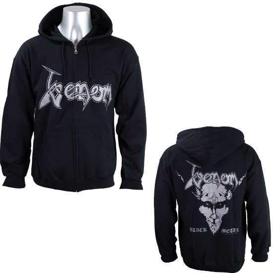 Hoodie - Venom - Black Metal - Zip-Metalomania