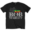 T-Shirt - Bob Marley - Distressed Logo-Metalomania
