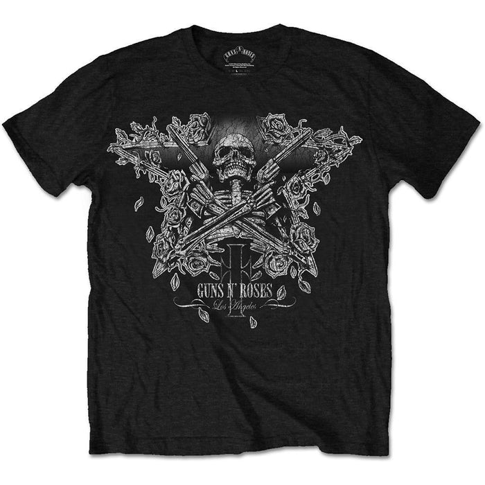 T-Shirt - Guns N Roses - Skeleton Guns-Metalomania