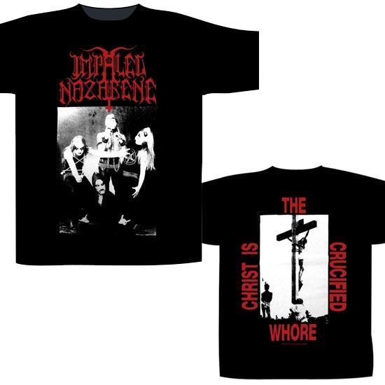 T-Shirt - Impaled Nazarene - Christ Crucified Whore-Metalomania