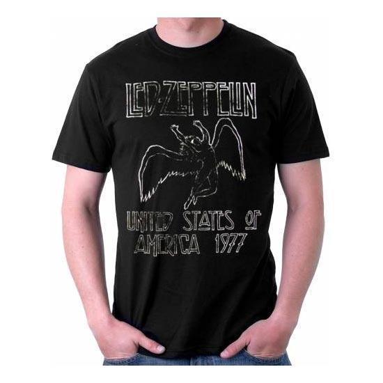 T-Shirt - Led Zeppelin - USA 77-Metalomania