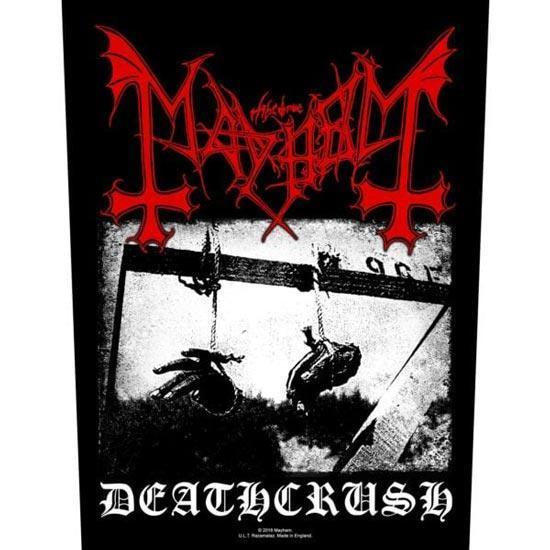 Back Patches - Mayhem - Deathcrush-Metalomania
