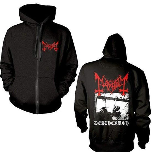 Hoodie - Mayhem - Deathcrush (black) - Zip-Metalomania