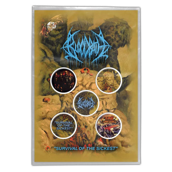 Button Badge Set - Bloodbath - Survival of the Sickest