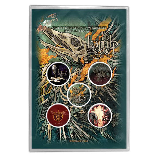 Button Badge Set - Lamb of God - Omens