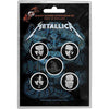 Button Badge Set - Metallica - Wherever I May Roam