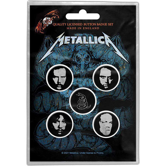 Button Badge Set - Metallica - Wherever I May Roam