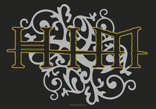 Flag - HIM - Gold & Silver Logo