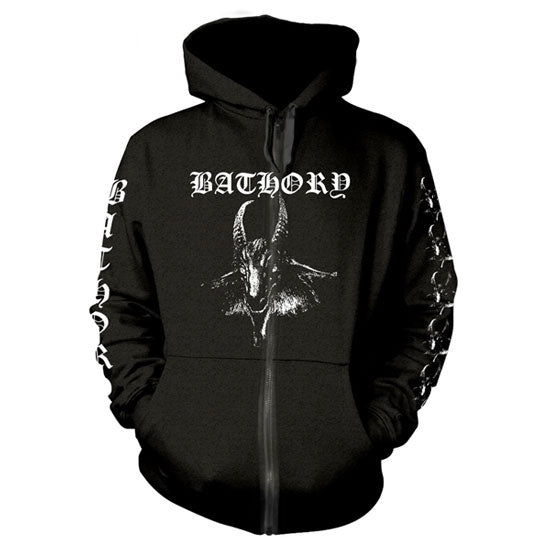 Hoodies - Bathory - Goat - Zip - Front