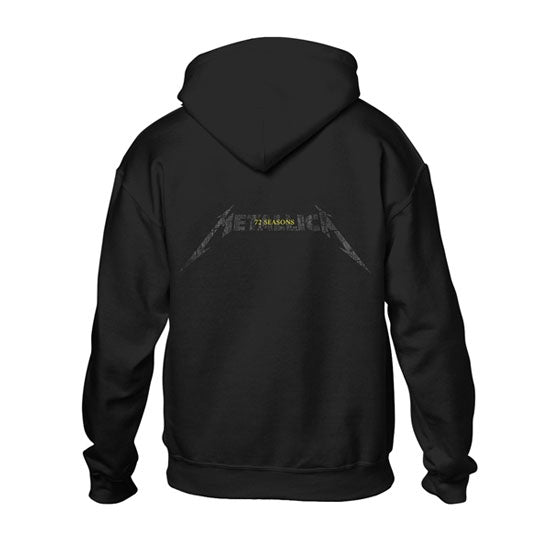 Hoodie - Metallica - 72 Seasons Charred Logo - Pullover - Back