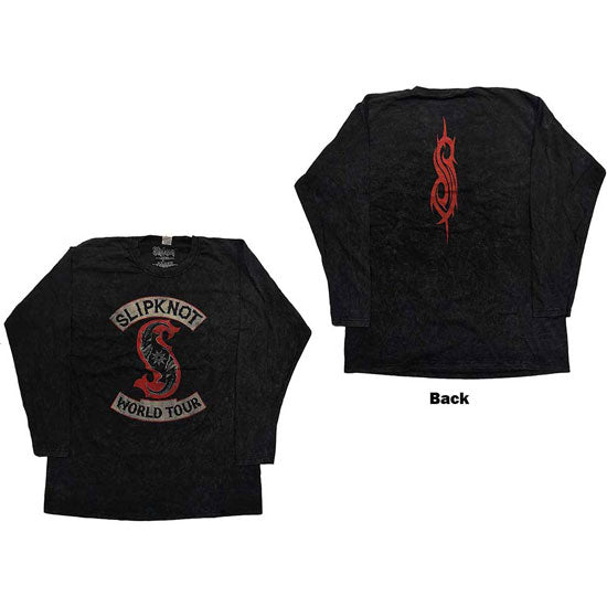 Long Sleeves - Slipknot - Patched Up - Black Dip Dye