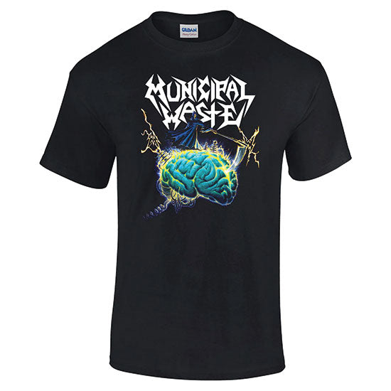 T-Shirt - Municipal Waste - Brain Reaper - Front
