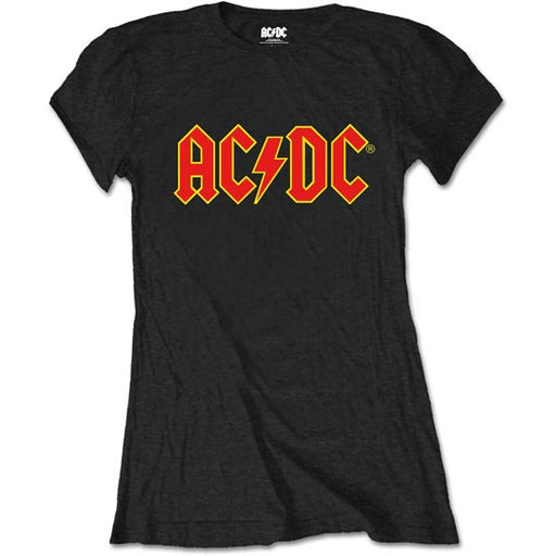 T-Shirt - ACDC - Red Logo - Lady-Metalomania