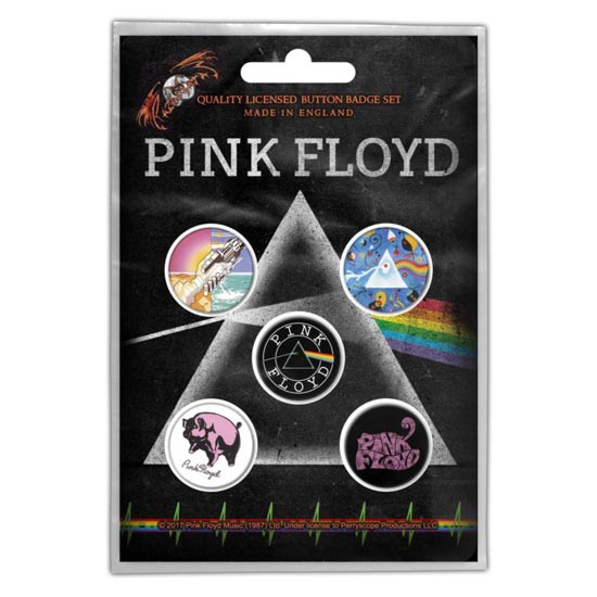 Button Badge Set - Pink Floyd - Prism