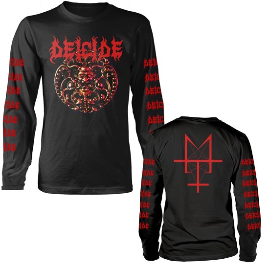 Long Sleeves - Deicide - Medallion Trifixion on Back