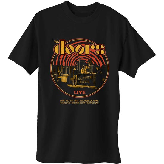 T-Shirt - Doors (The) - 68 Retro Circle-Metalomania