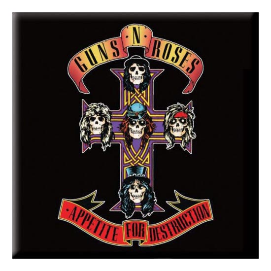Fridge Magnet - Guns N Roses - Appetite for Destruction-Metalomania