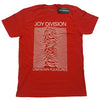 T-Shirt - Joy Division - Unknown Pleasures - Red