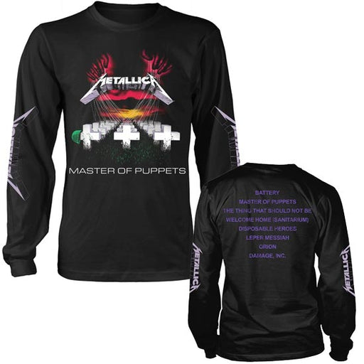Long Sleeves- Metallica - Master of Puppets - Tracks-Metalomania