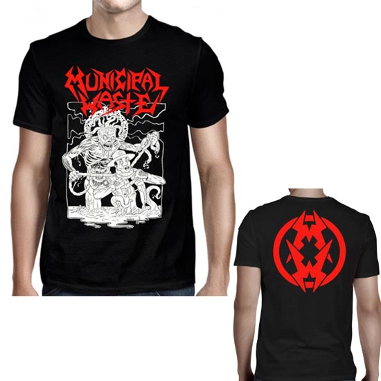 T-Shirt - Municipal Waste - Cop Strangler-Metalomania